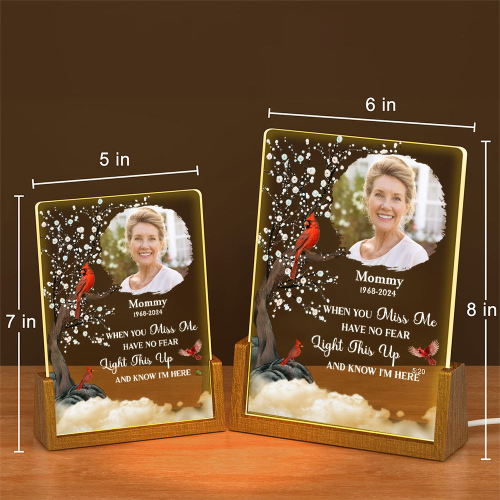 Light This Up - Personalized Custom Plaque With Walnut Base