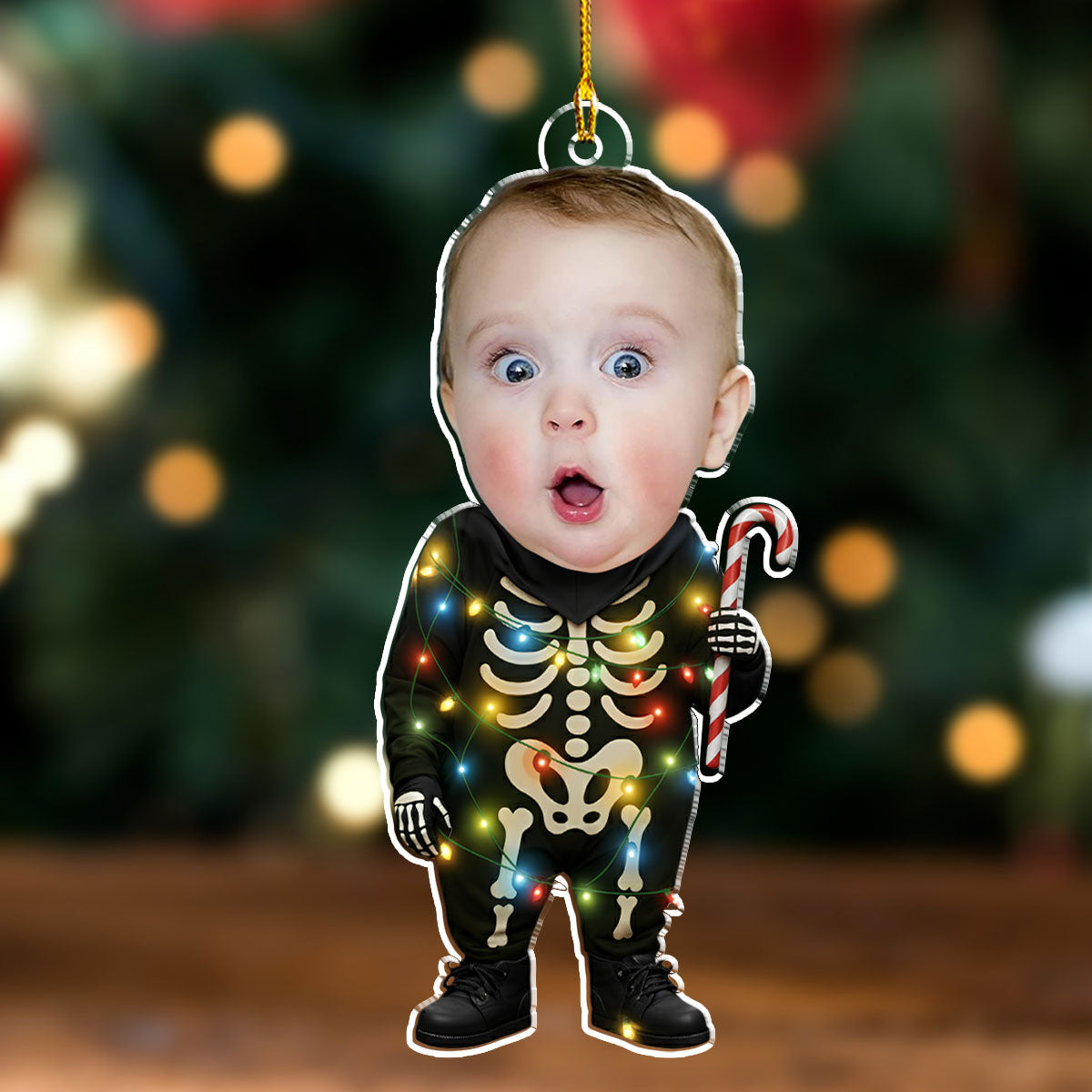 Funny Christmas Ornament - Personalized Custom Acrylic Ornament