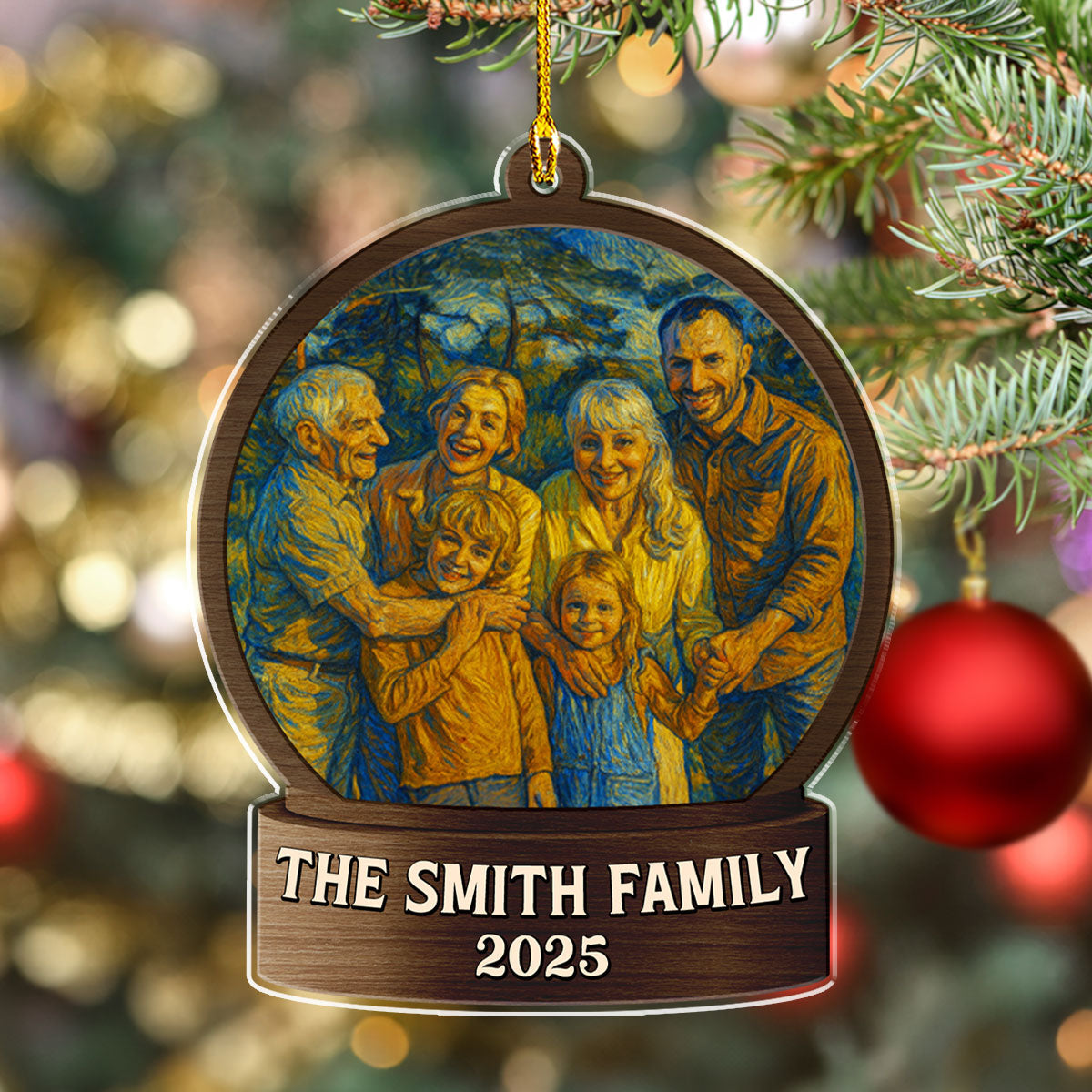 Home Sweet Home - Personalized Custom Acrylic Ornament