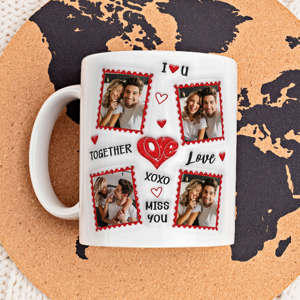 A Lifetime Is Never Enough With You - Personalized Custom 3D Inflated Effect Mug