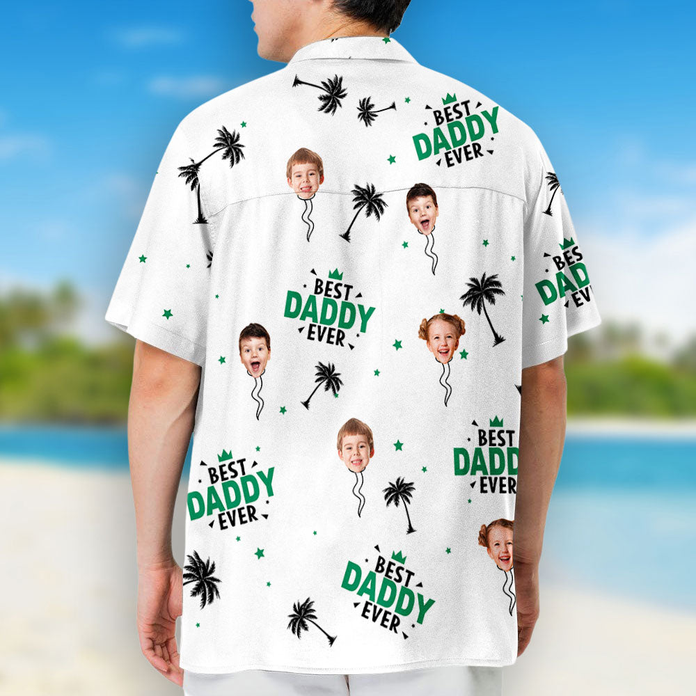 Fatherhood Fun And Faces - Personalized Custom Hawaiian Shirt