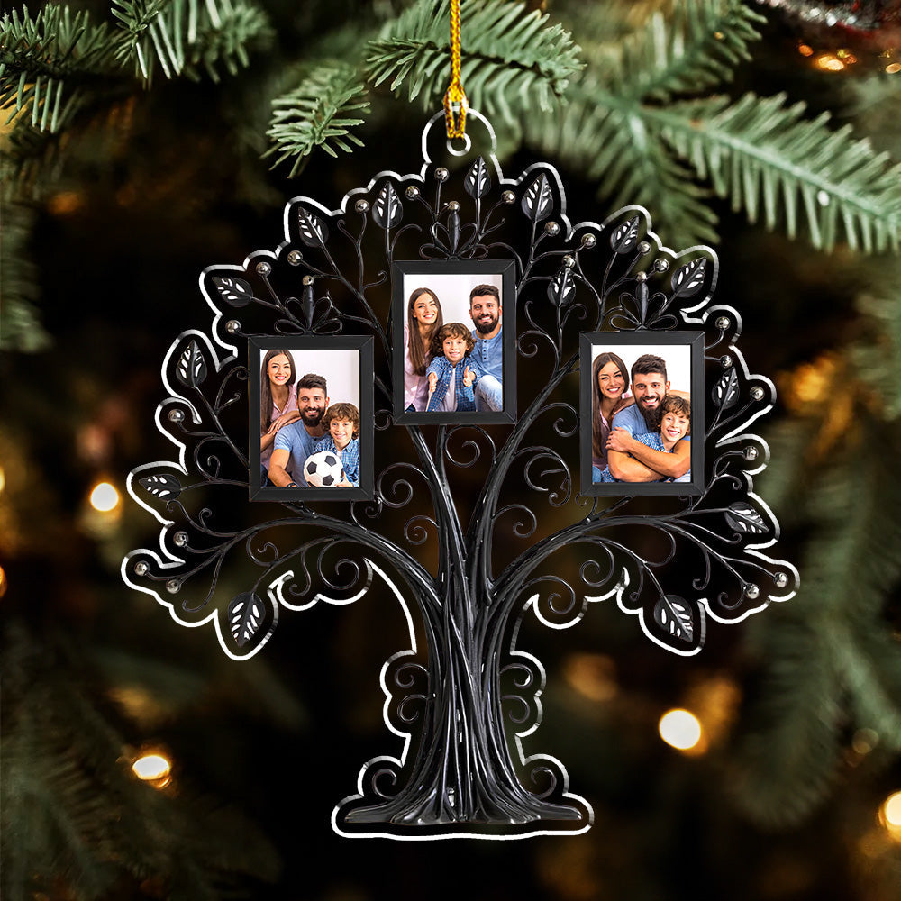 Family Tree Photo - Personalized Custom Acrylic Ornament