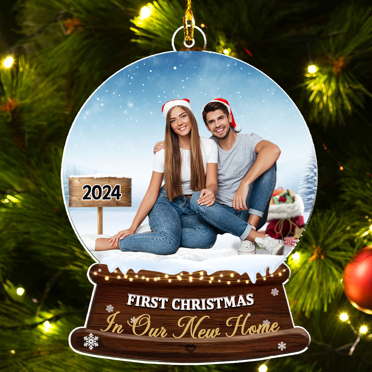 You Are My Christmas Wish - Personalized Custom Acrylic Ornament