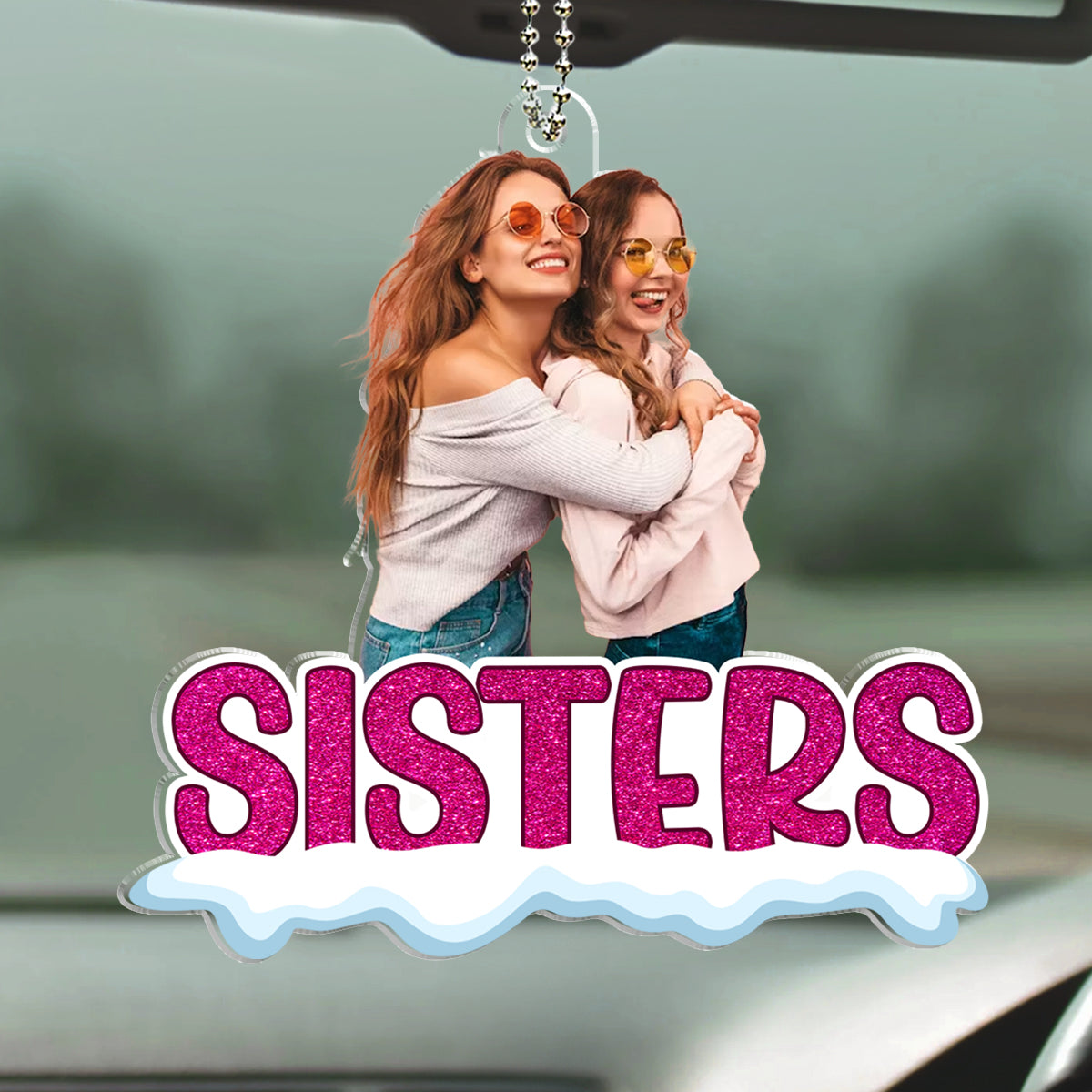 Bestie Together - Personalized Custom Car Ornament