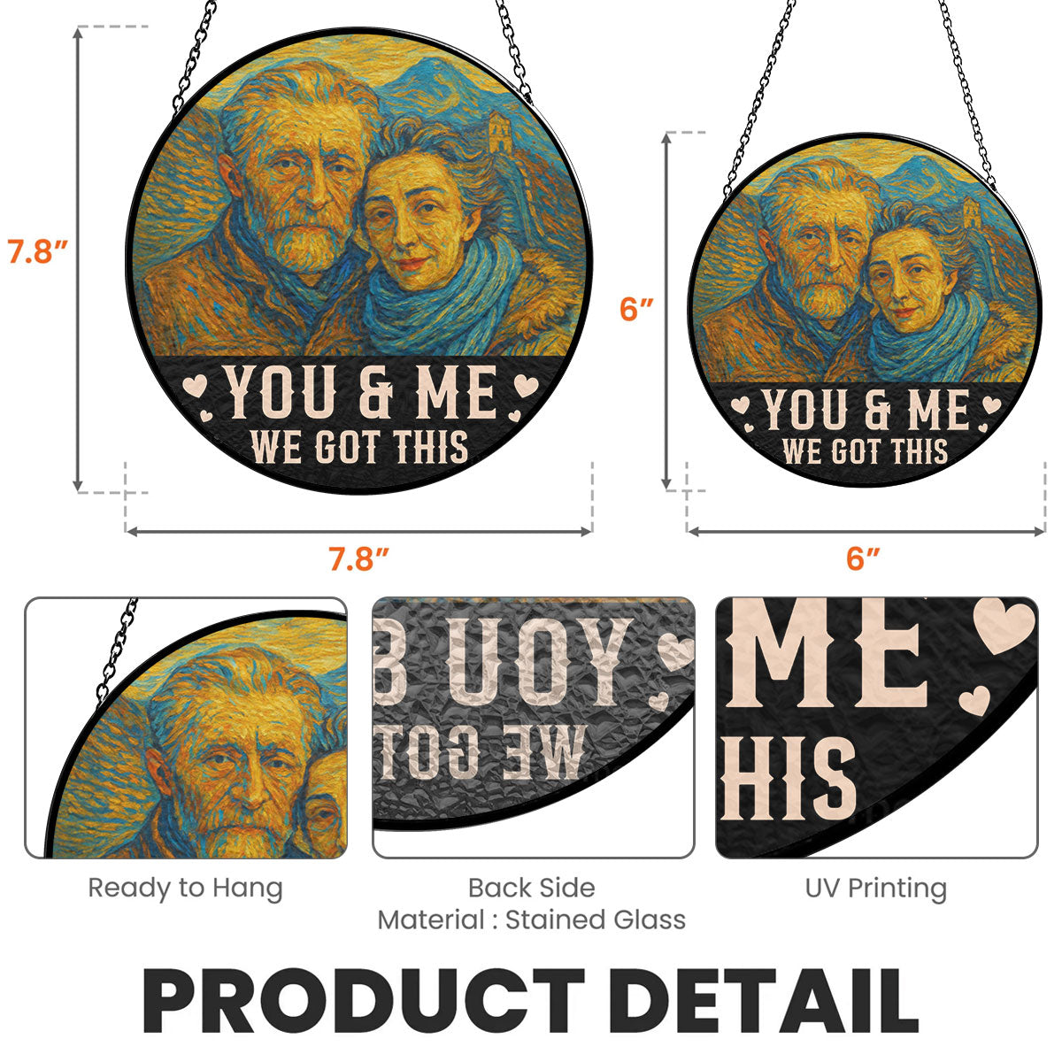 We Got This - Personalized Custom Window Hanging Suncatcher