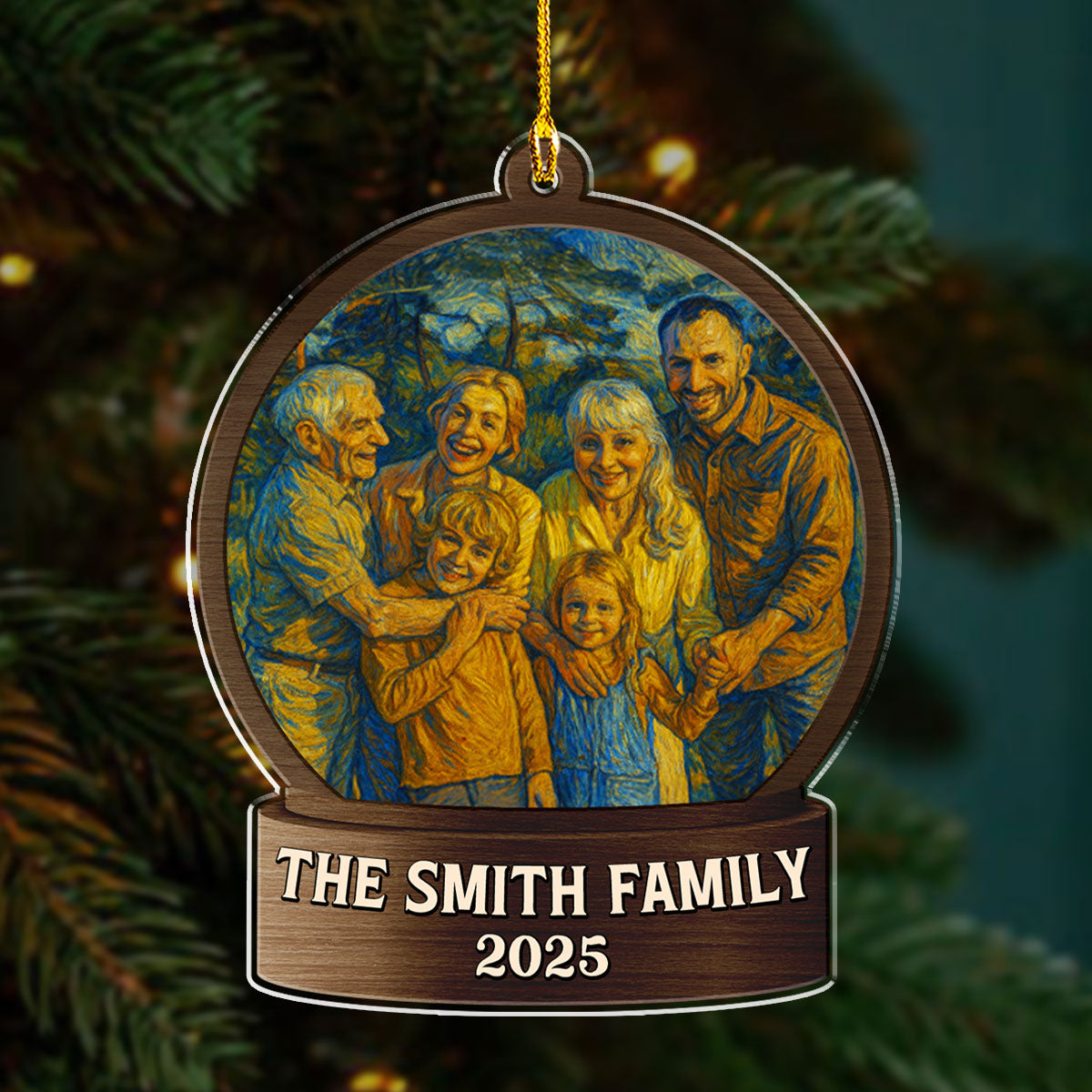Home Sweet Home - Personalized Custom Acrylic Ornament