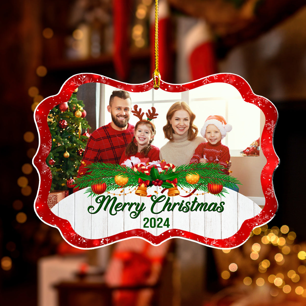 All Hearts Come Home For Christmas - Personalized Custom Acrylic Ornament