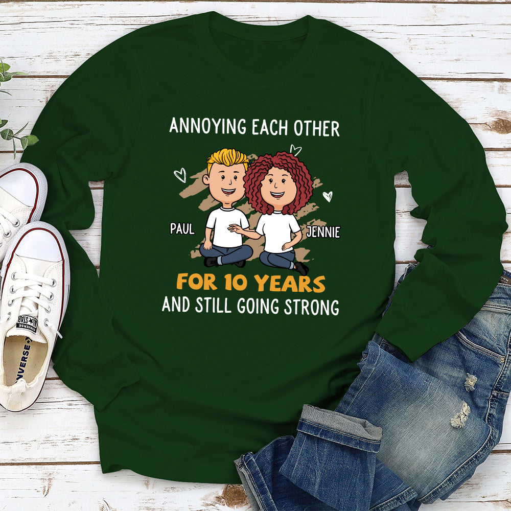 For Many Years - Personalized Custom Long Sleeve T-shirt