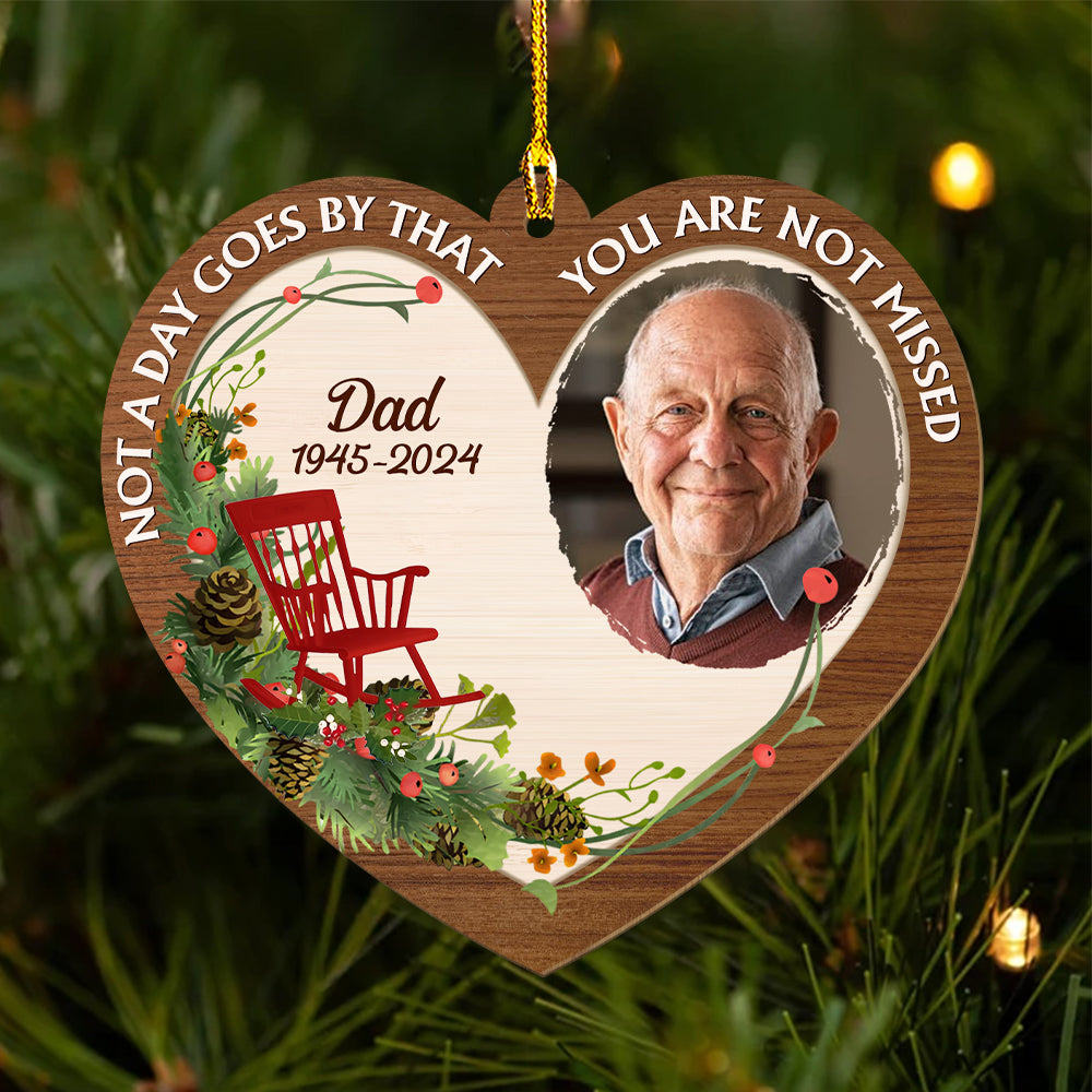 Although You Cannot See Me - Personalized Custom Wood Ornament