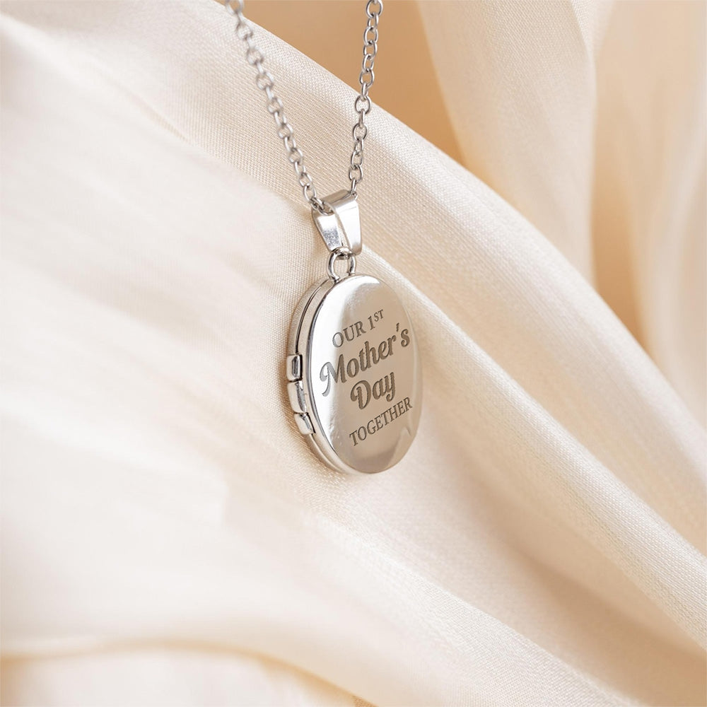 Happy 1st Mothers Day - Personalized Custom Locket Necklace