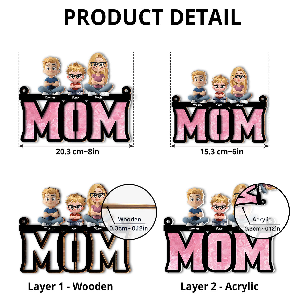 Mother Is Our Sunshine - Personalized Custom Suncatcher