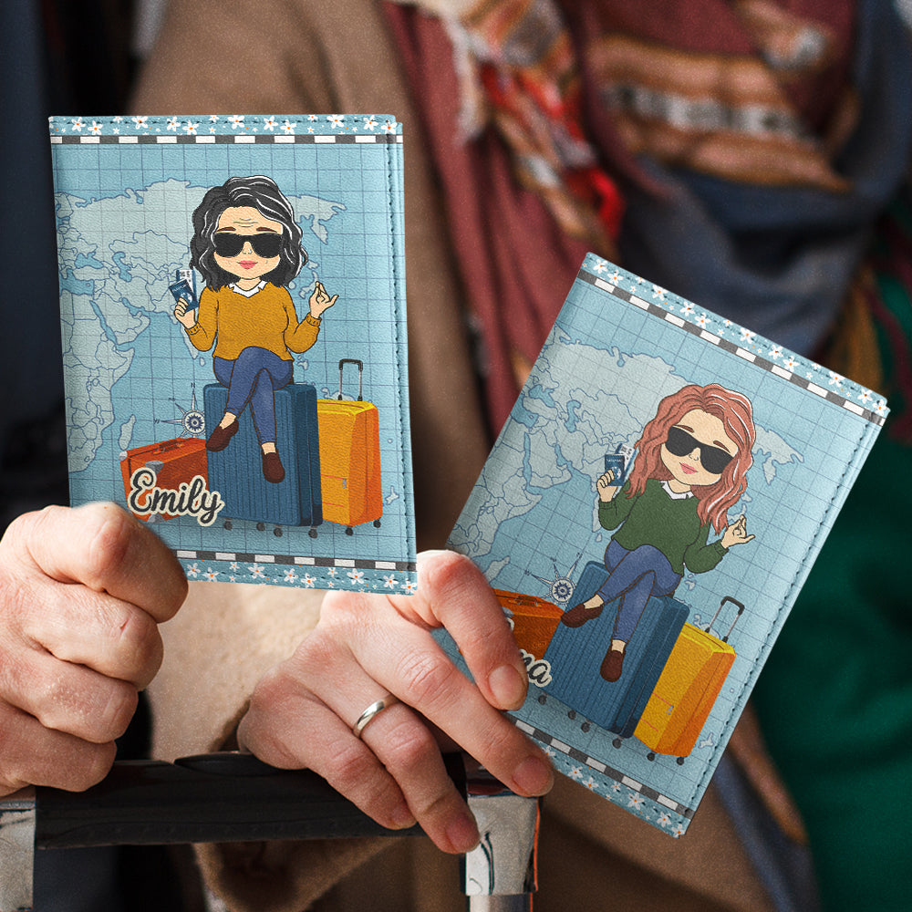 Travel Love - Personalized Custom Passport Cover