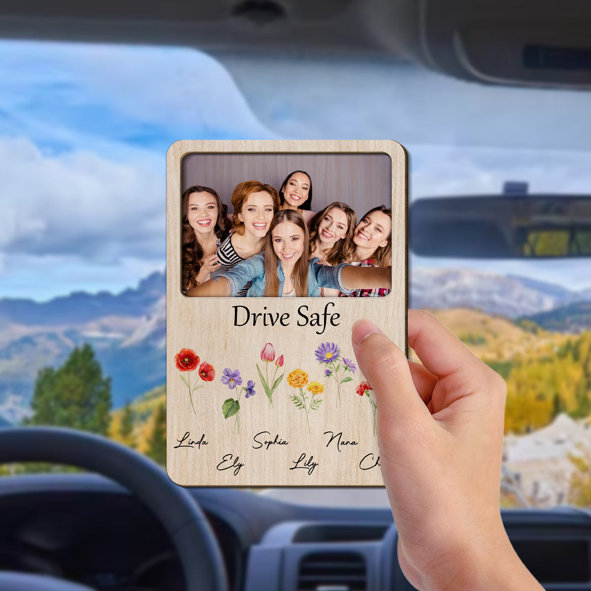 Bestie Drive Safe - Personalized Custom Car Visor Clip