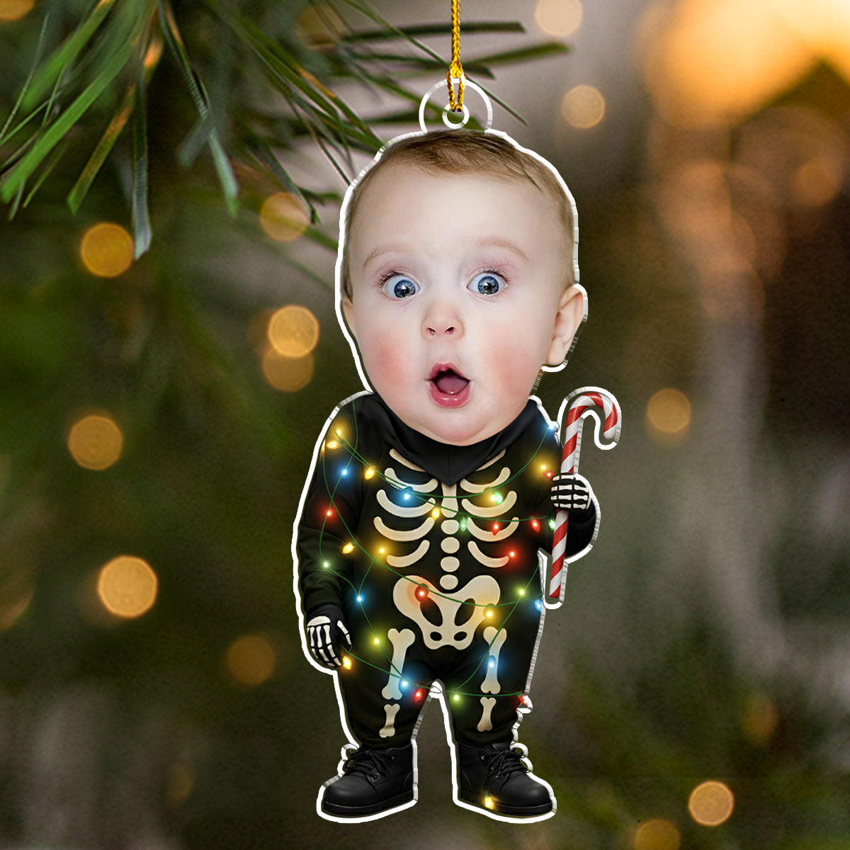 Funny Christmas Ornament - Personalized Custom Acrylic Ornament