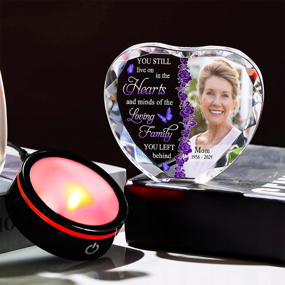 In The Hearts - Personalized Custom Crystal Led Light