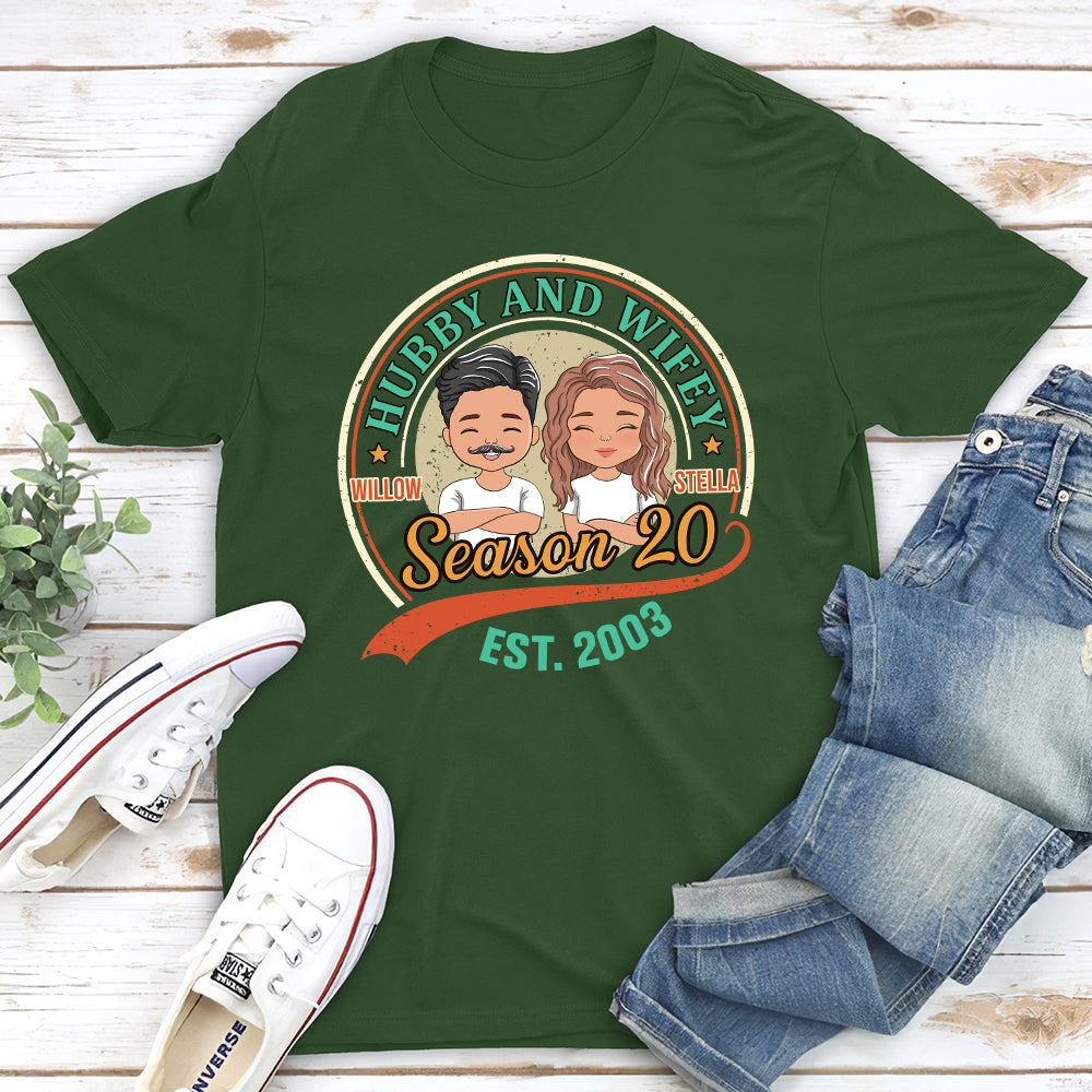 Hubby & Wifey - Personalized Custom Classic T-shirt