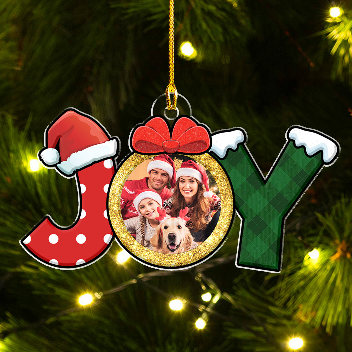 Joy Joy - Personalized Custom Acrylic Ornament