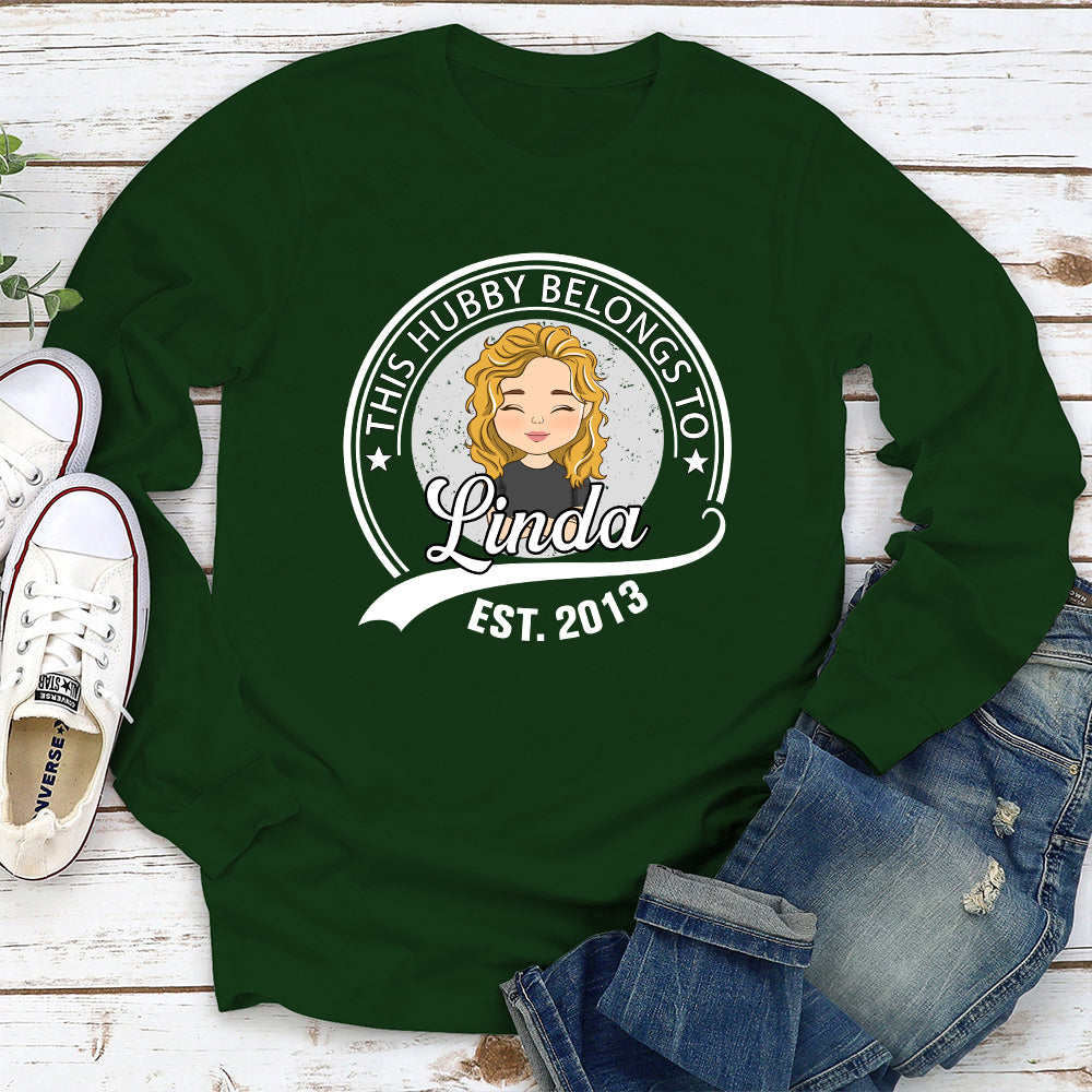 Belongs To - Personalized Custom Long Sleeve T-shirt