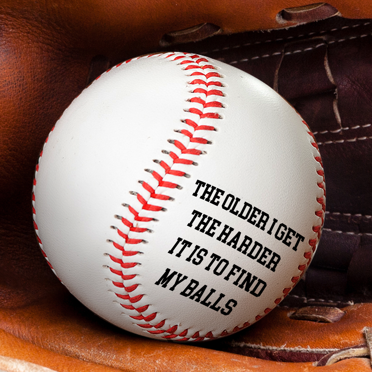 The Grass Hides My Balls - Personalized Custom Baseball