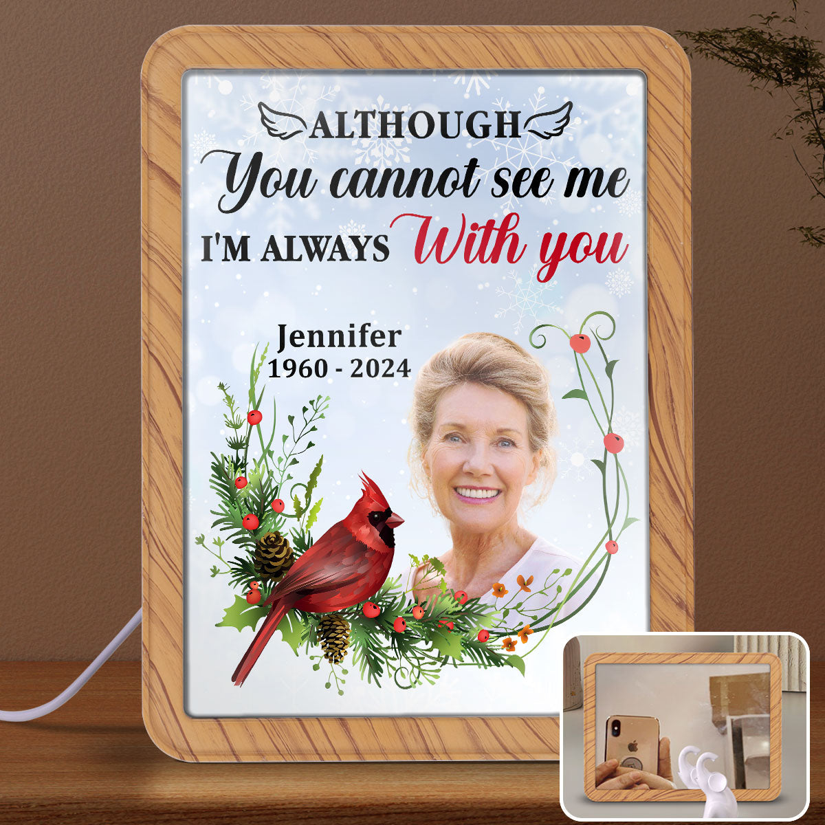 I Am Always With You - Personalized Custom Magic Mirror