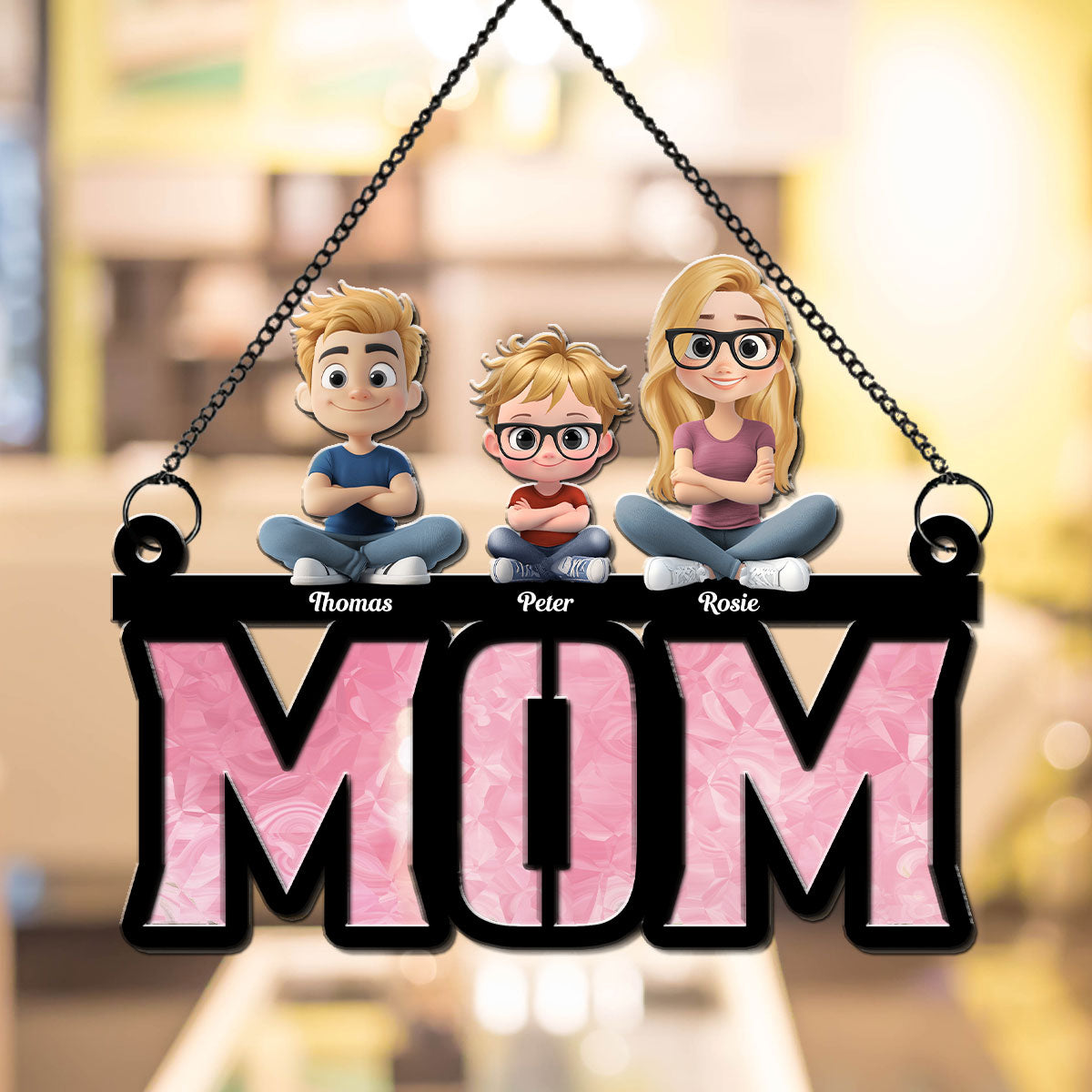 Mother Is Our Sunshine - Personalized Custom Suncatcher