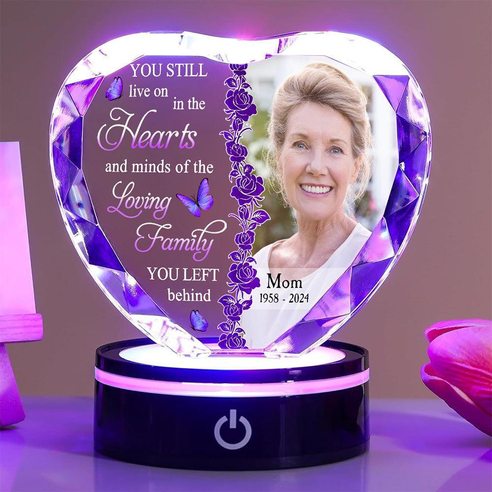 In The Hearts - Personalized Custom Crystal Led Light