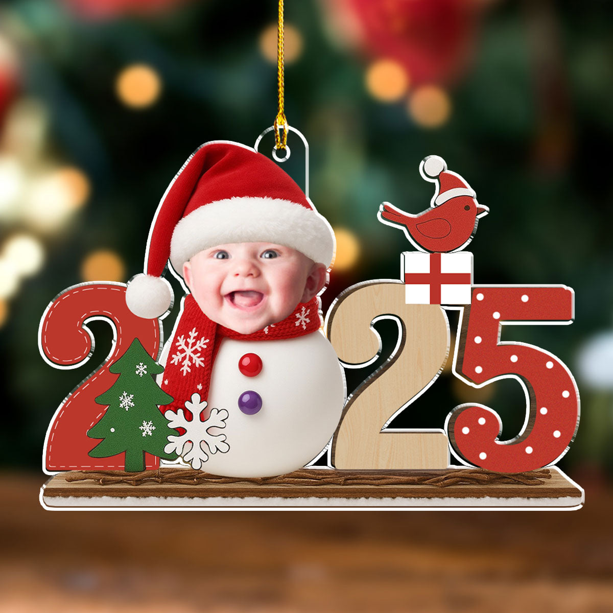 Cute Christmas - Personalized Custom Acrylic Ornament