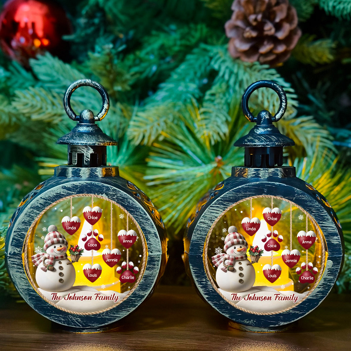 Sweet Heart - Personalized Custom Christmas Lantern