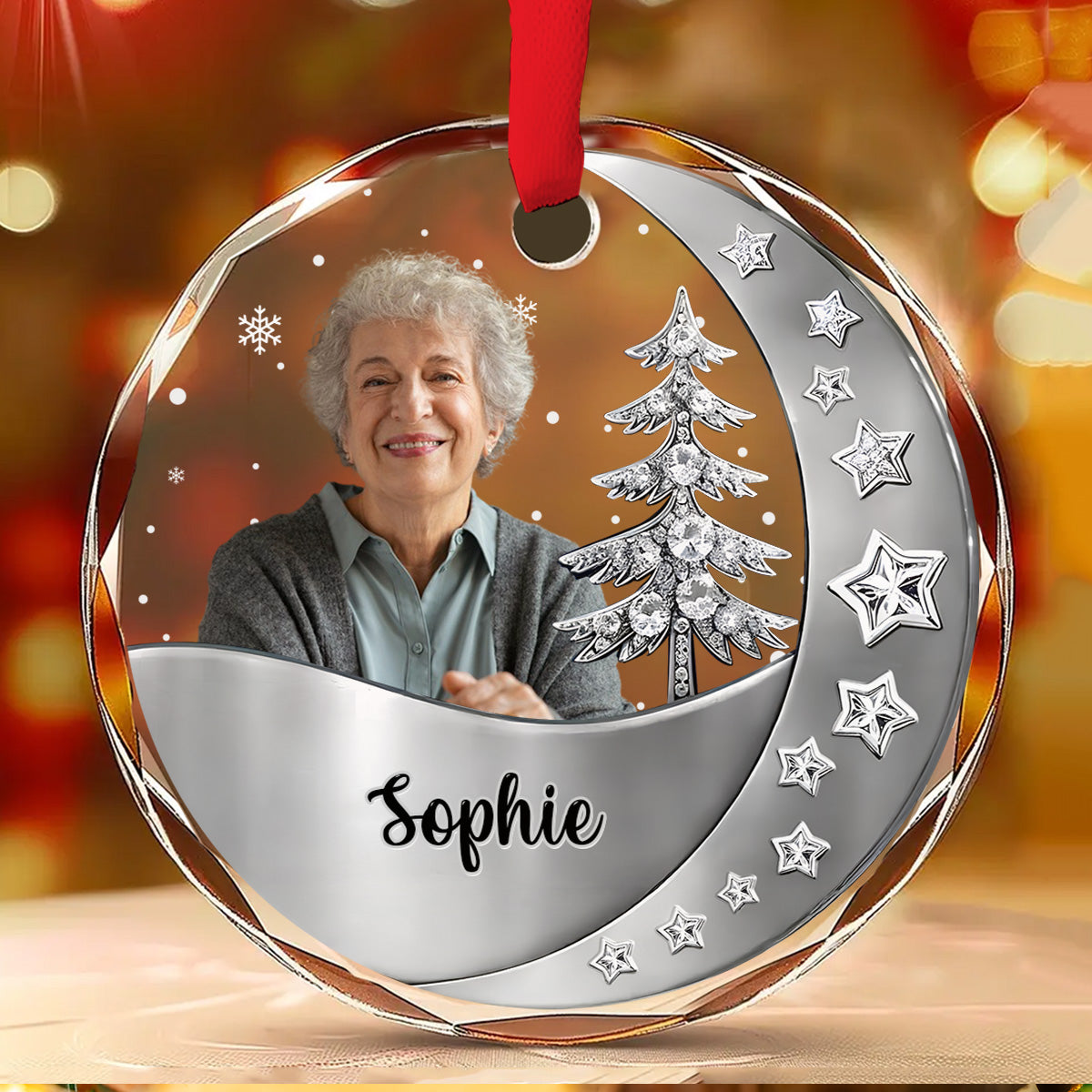 Still With You - Personalized Custom 3D Effect Glass Ornament