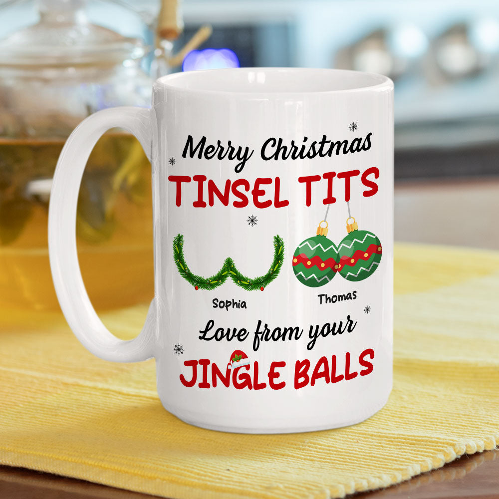 Jingle Balls - Personalized Custom Coffee Mug