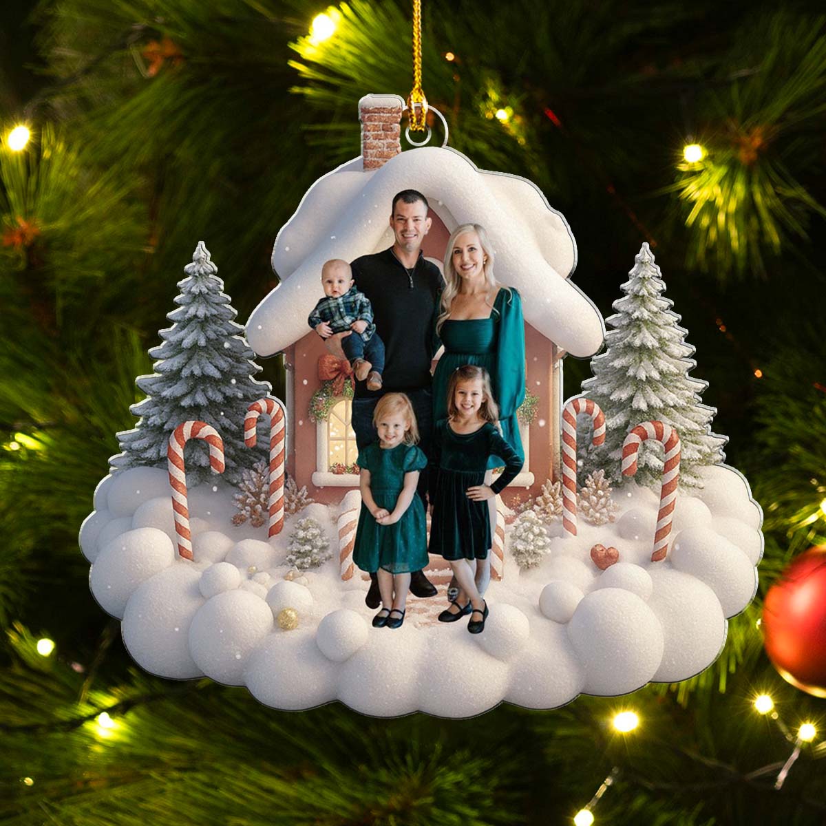 Our House Our Home - Personalized Custom Acrylic Ornament