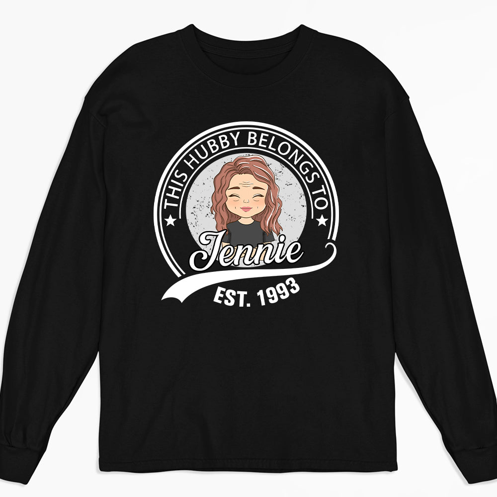 Belongs To - Personalized Custom Long Sleeve T-shirt