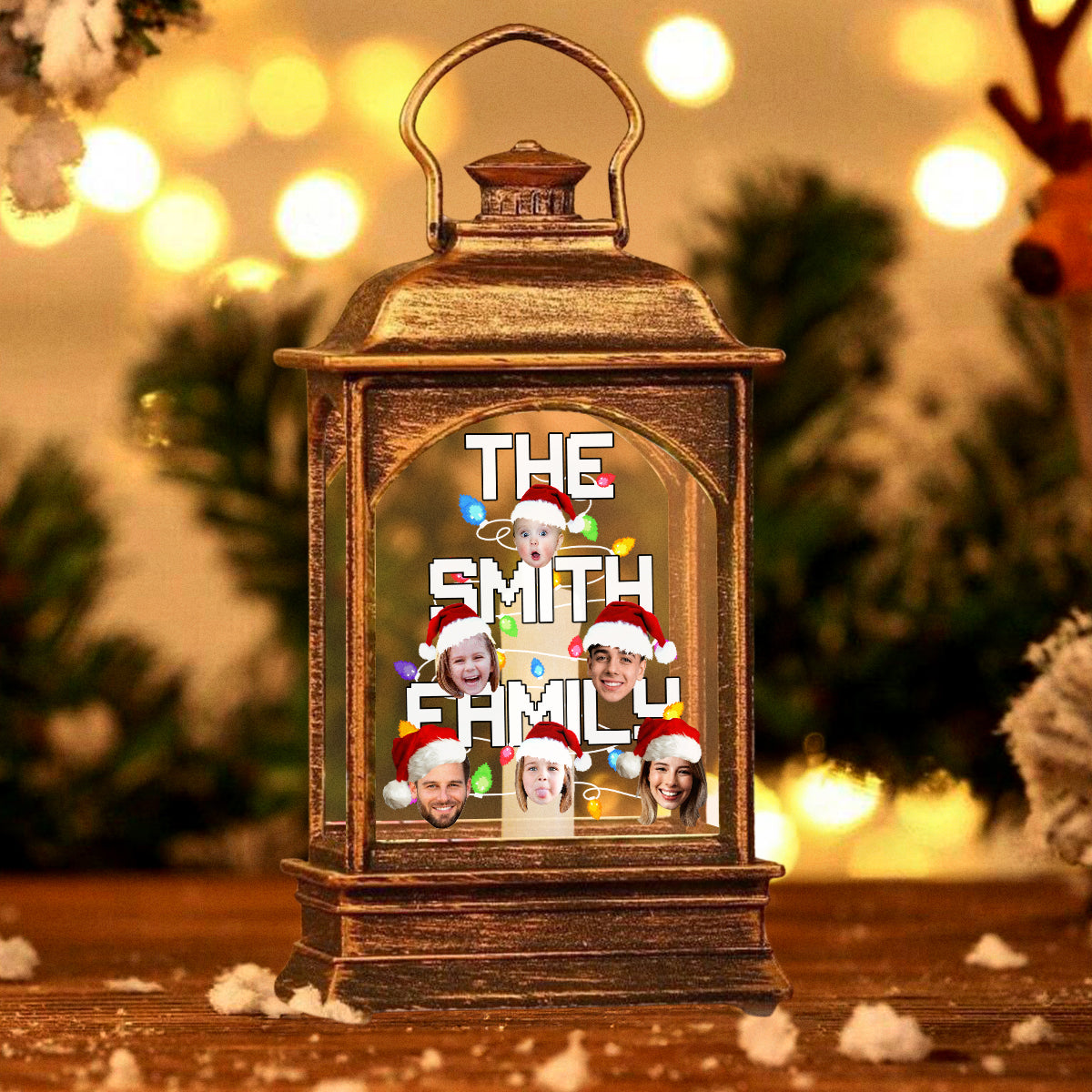 Christmas Tree - Personalized Custom Christmas Wind Lamp