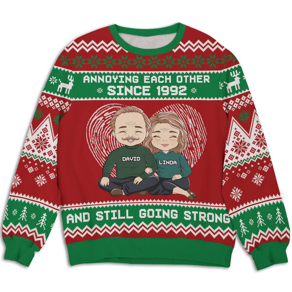 Annoying Each Other - Personalized Custom All-Over-Print Sweatshirt