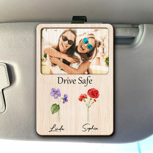 Bestie Drive Safe - Personalized Custom Car Visor Clip