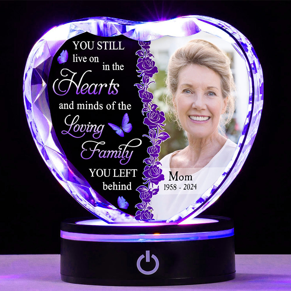 In The Hearts - Personalized Custom Crystal Led Light