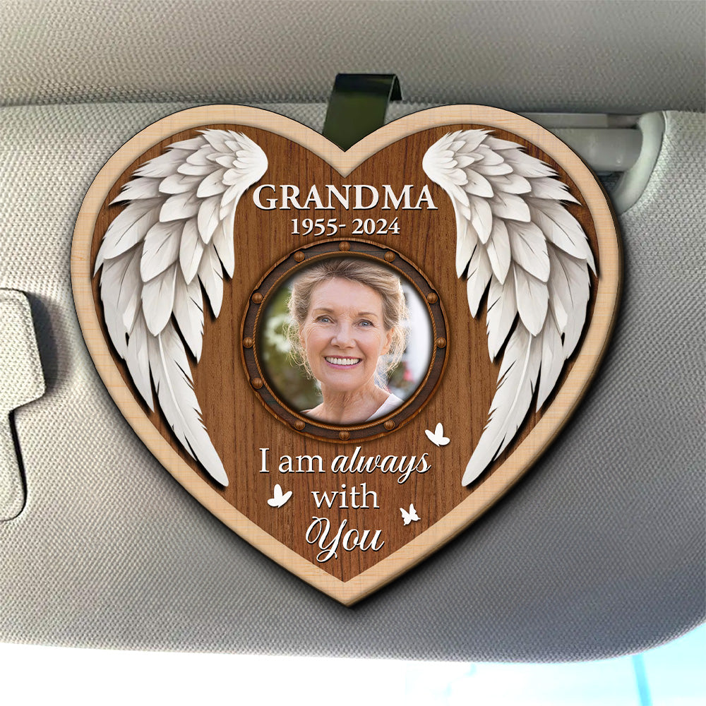 I Am Always With You Version 2 - Personalized Custom Car Visor Clip