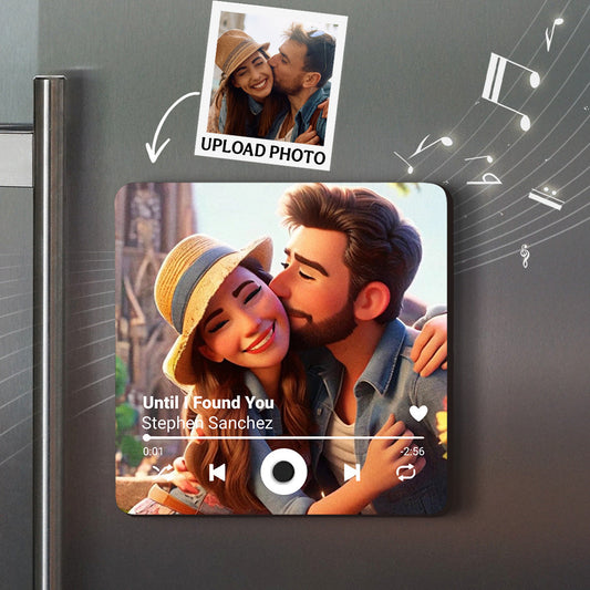 You Are Mine - Personalized Custom Music Fridge Magnet