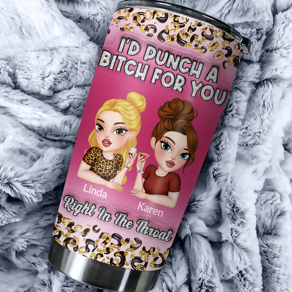 Punch For You - Personalized Custom 3D Inflated Effect Tumbler