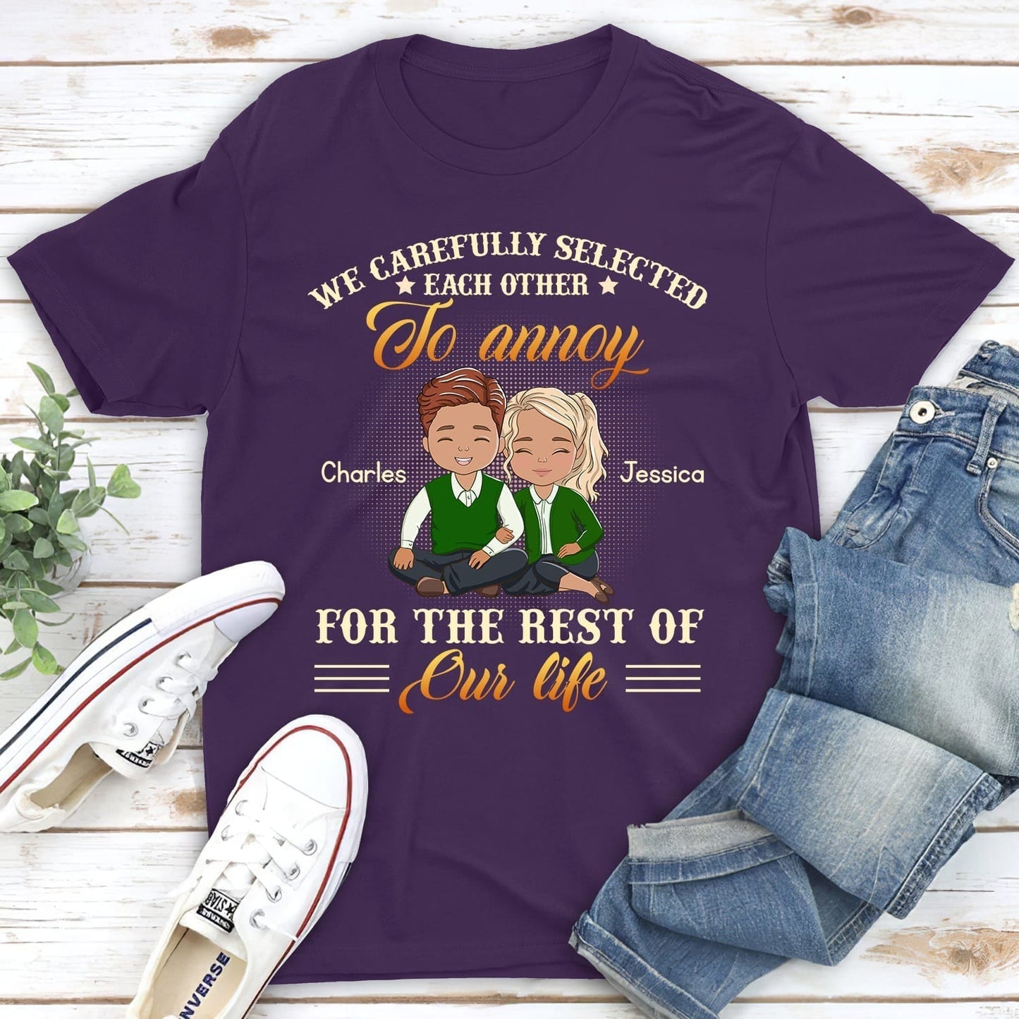 Carefully Selected - Personalized Custom Classic T-shirt