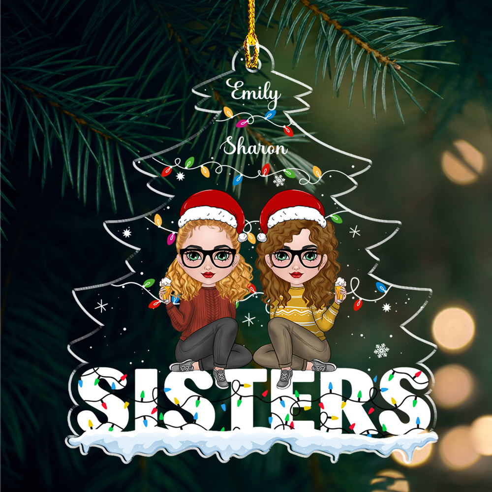 Congrats On Being My Siblings - Personalized Custom Acrylic Ornament