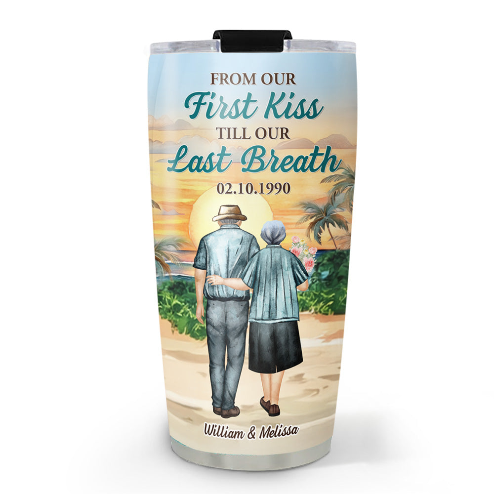 From Our First Kiss - Personalized Custom Tumbler