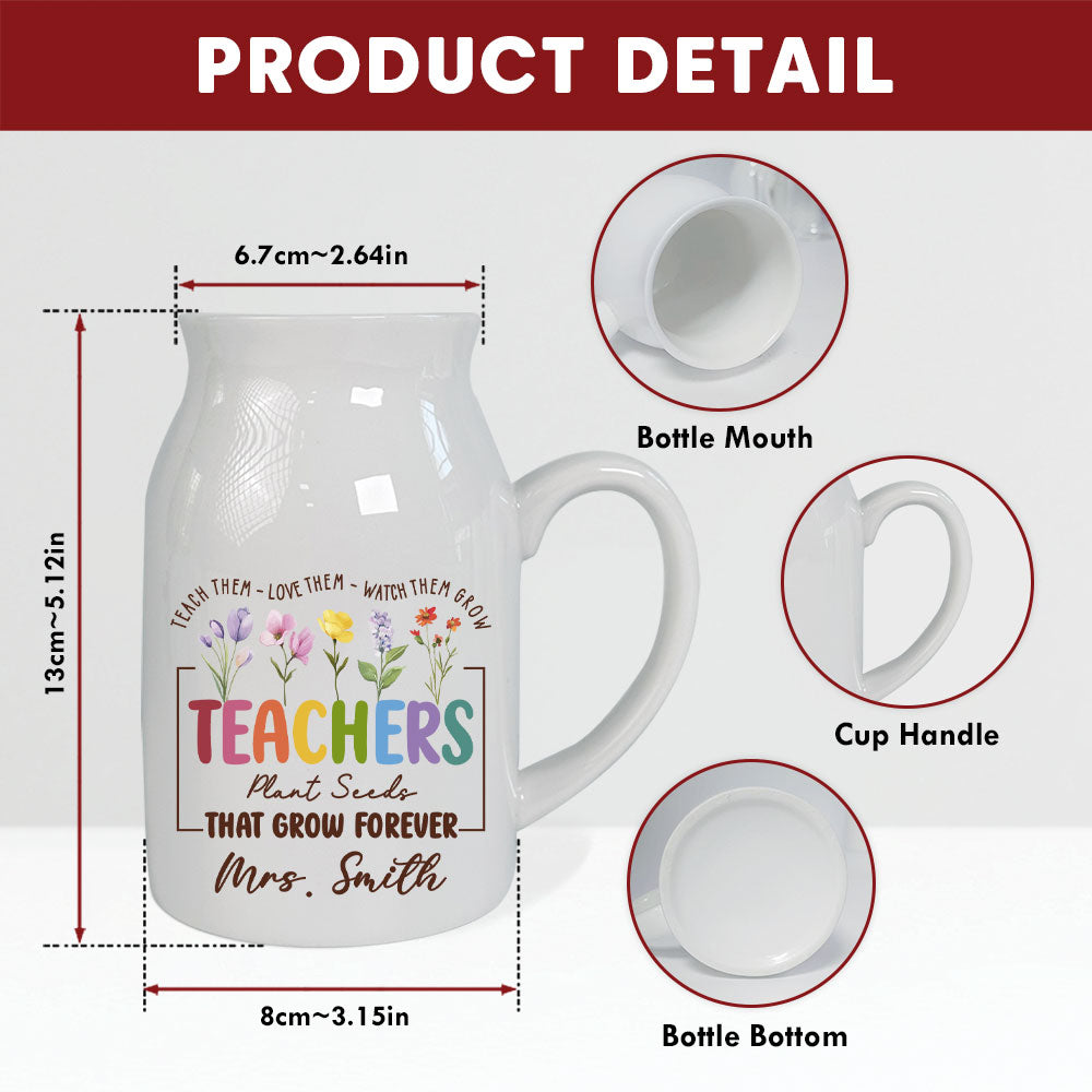 Plant Seeds That Grow Forever - Personalized Custom Flower Vase