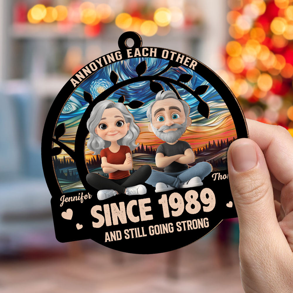 Together Forever - Personalized Custom Suncatcher Ornament
