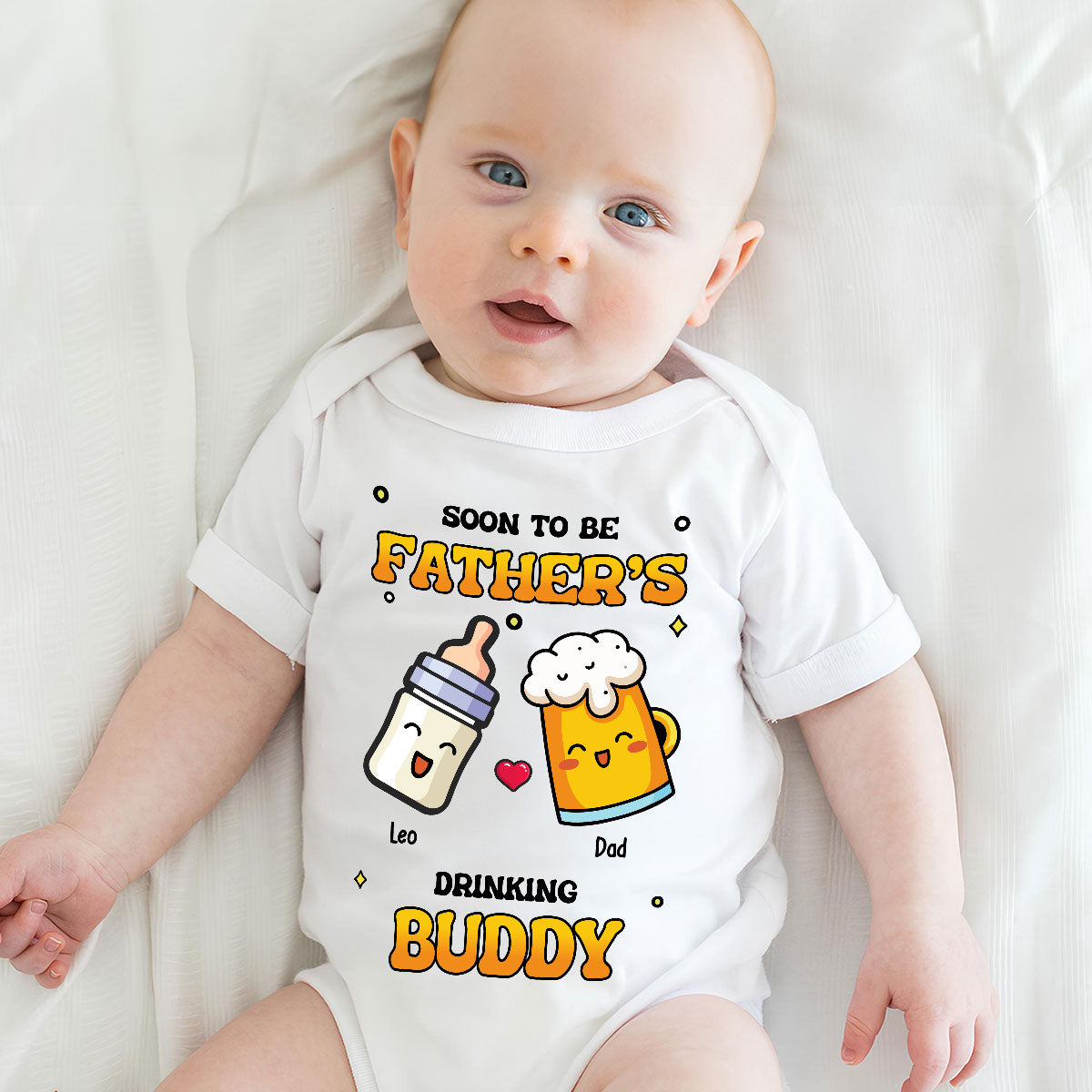 Father Buddy - Personalized Custom Baby Onesie