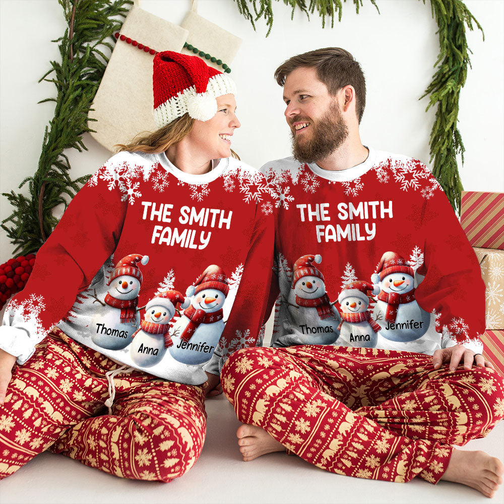Family Together Christmas - Personalized Custom All-Over-Print Sweatshirt