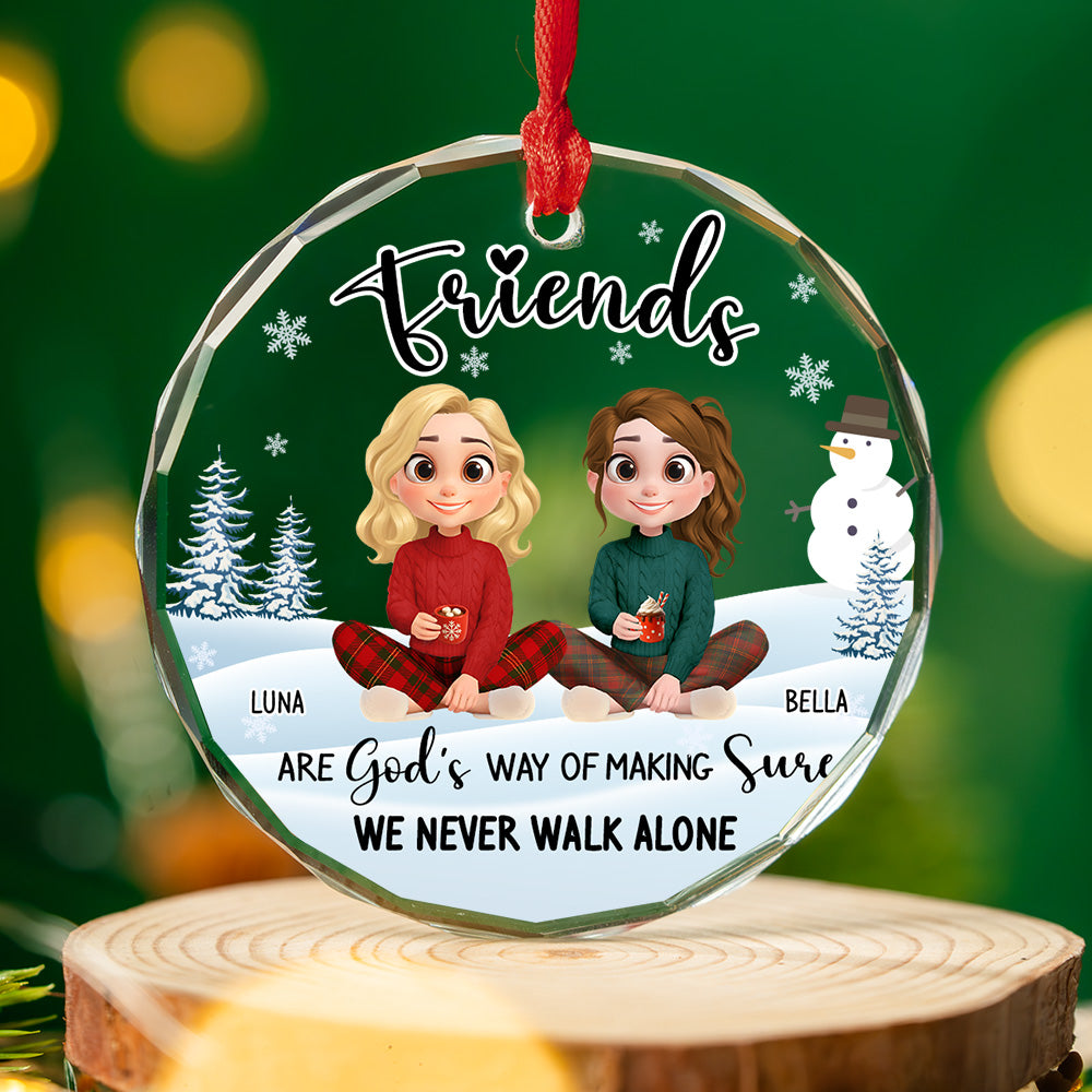 Way Of God - Personalized Custom Glass Ornament