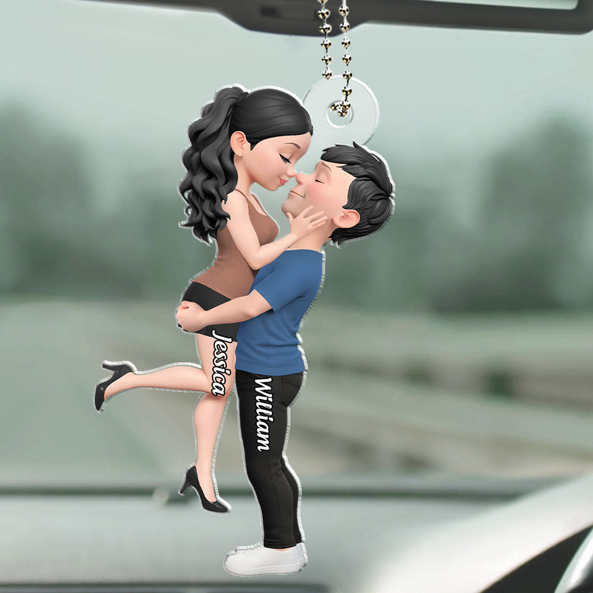 Endless Love - Personalized Custom Car Ornament