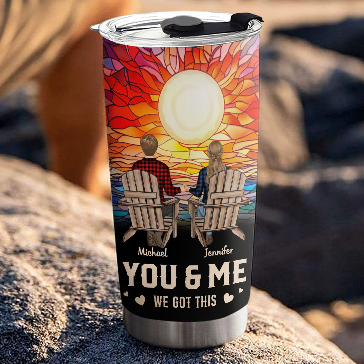 You And Me We Got This - Personalized Custom Tumbler
