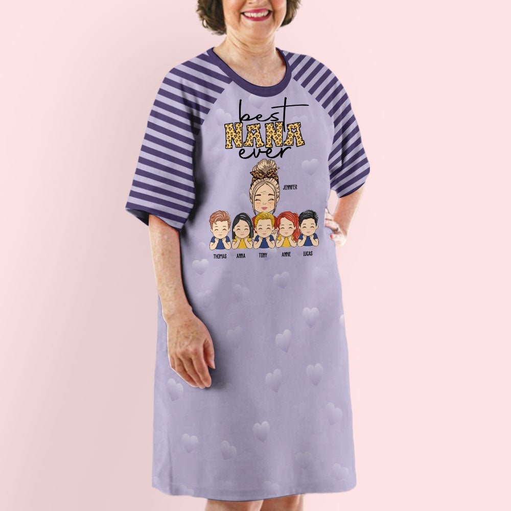 My One And Only Grandma - Personalized Custom 3/4 Sleeve Dress